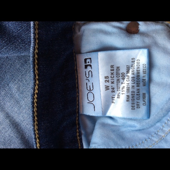 Joe’s Jeans Kicker Crop Women’s Waist Size 25 - Picture 5 of 8